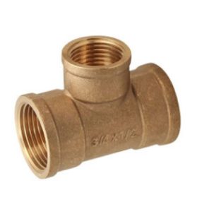 Réz szűkített T idom 1"-1/2"-1"