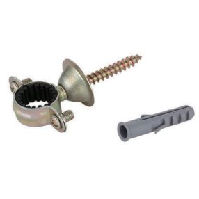 Bordás gumis bilnics réz szimpla 18mm + csavar és tipli