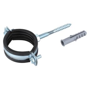 Gumis bilincs 6/4" + csavar és tipli