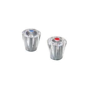 Kristály fogantyú 3/8" ricnis piros