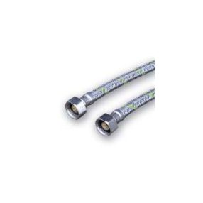 Flexibilis bekötő cső vízre 3/8" BB - 100 cm